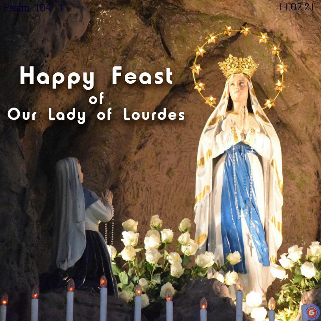 Feast of Our Lady of Lourdes and World Day of the Sick Blackwater